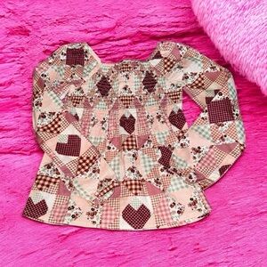 Patchwork Heart Kids Top Girls Gymboree (6)